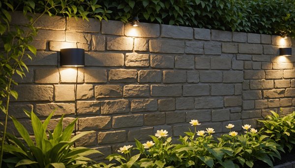 Installer un éclairage sur son muret de jardin : guide pratique